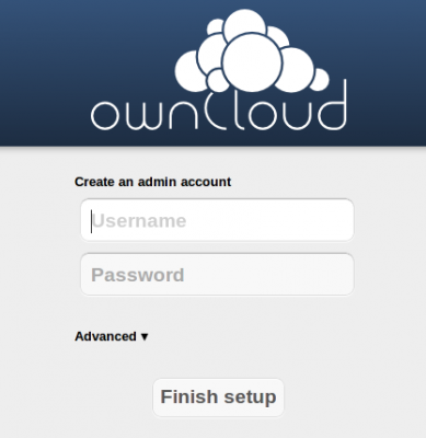 ownCloud Setup